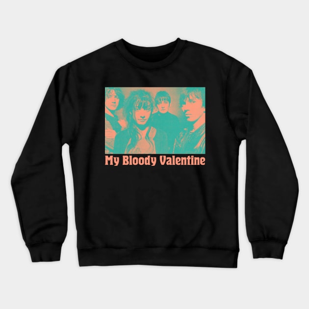My Bloody Valentine / 90s Style Psychedelic Design Crewneck Sweatshirt by unknown_pleasures